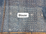 Indigo Blue Cotton Kota Saree Blouse
