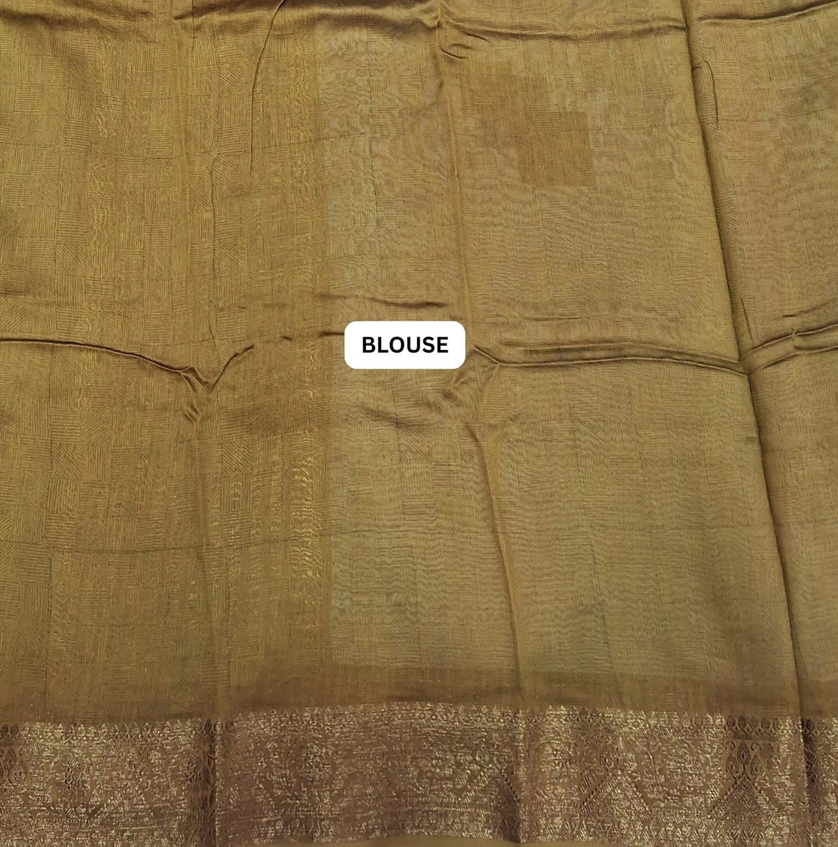 White Chanderi Saree blouse