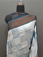 Lightweight White Chanderi Saree 