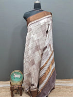 Opulent White Chanderi Saree
