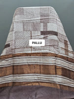 Opulent White Chanderi Saree pallu