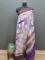 Elegant White Chanderi Saree