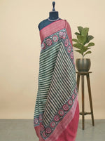 Green Chanderi Saree