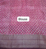 Cream Chanderi Cotton Saree Blouse