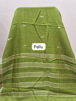 Mehandi Green Crepe Silk SareePallu