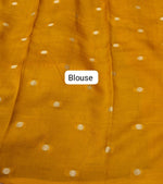 Royal Blue Crepe Silk Saree Blouse