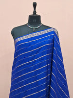 Royal Blue Crepe Silk Saree 1