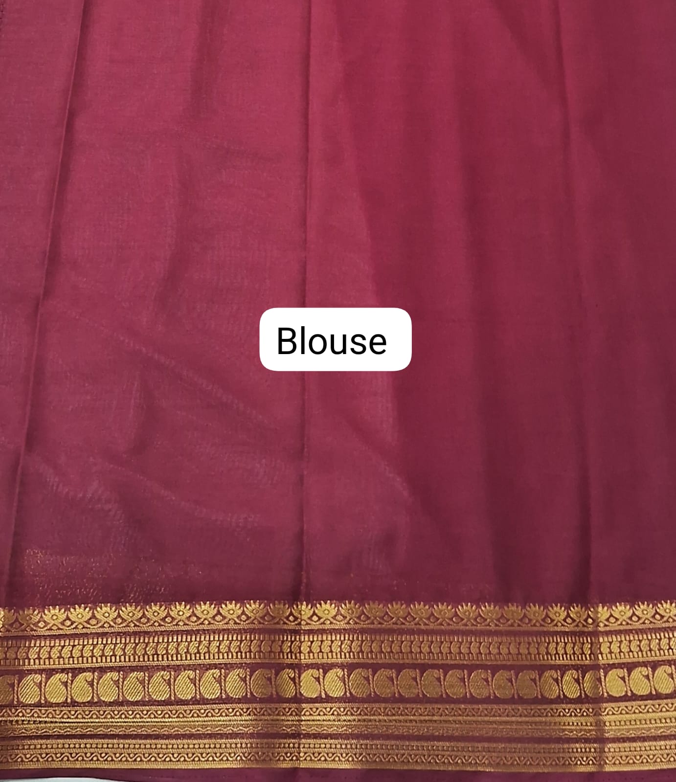 White plain Crepe Silk Saree