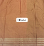 Bottle Green Plain Crepe Silk Saree blouse