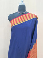 Charming Navy Blue Crepe Silk 1