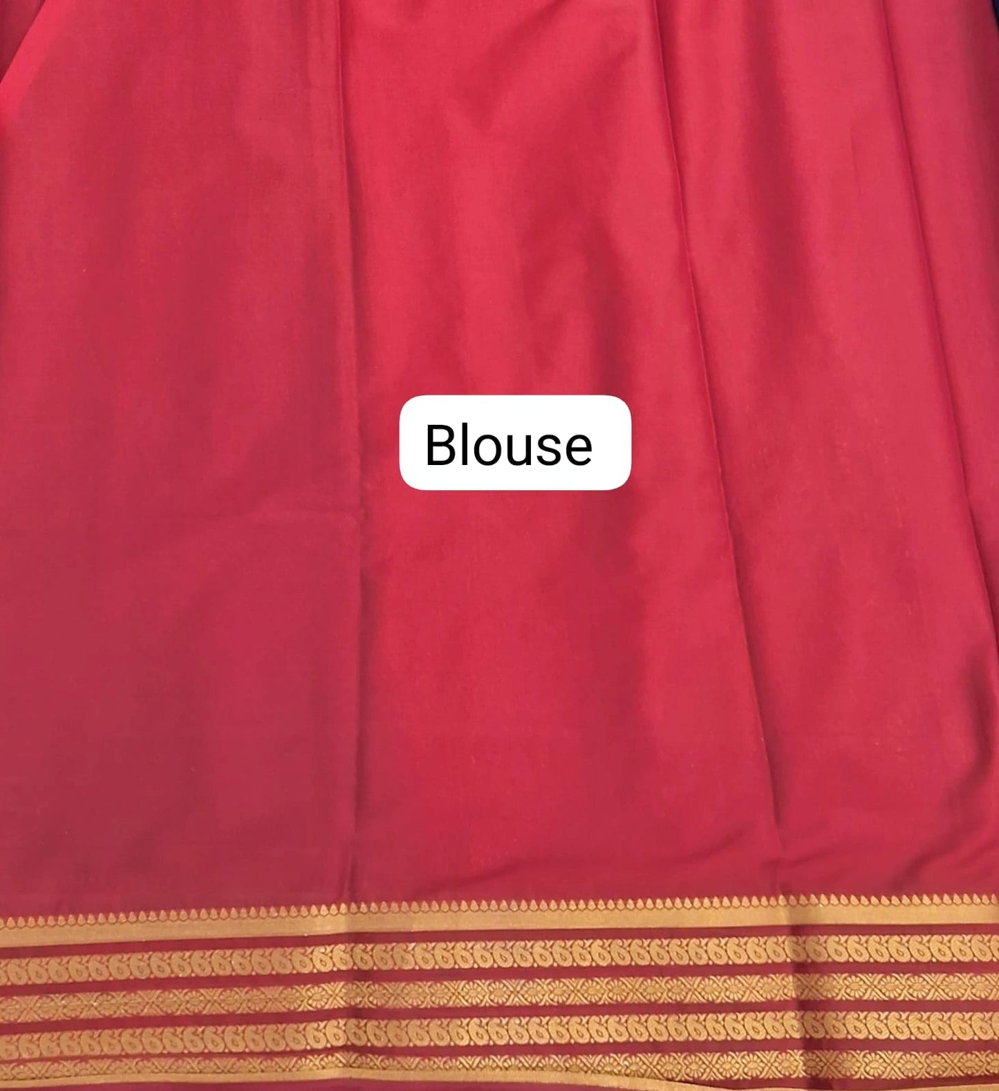 Charming Navy Blue Crepe Silk blouse