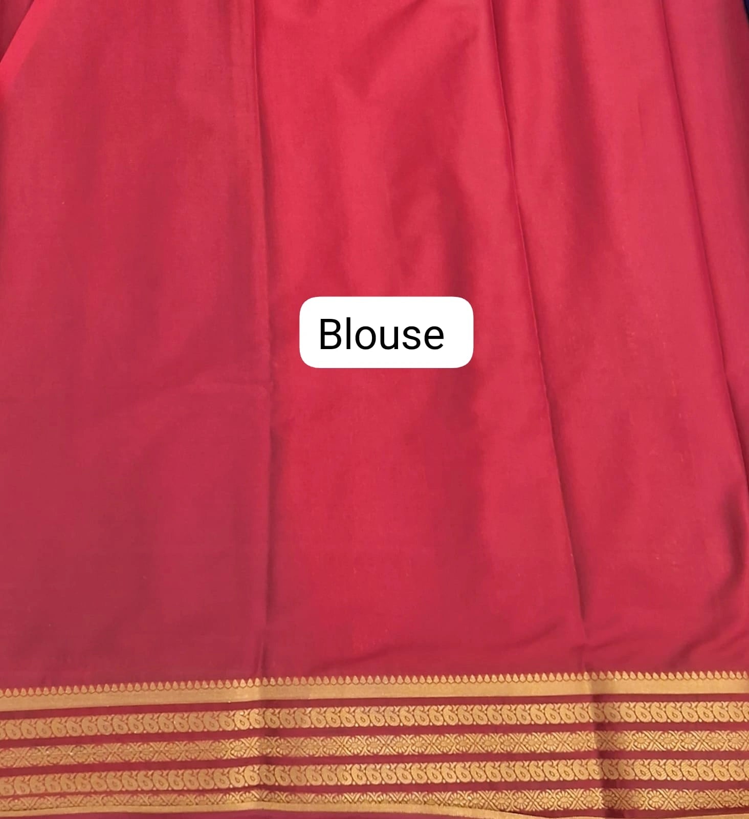 Charming Navy Blue Crepe Silk blouse