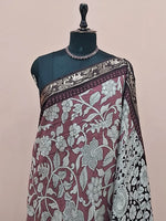 Rust Red Mysore Silk Saree 1