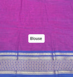 Deep magenta Chettind cotton saree Blouse