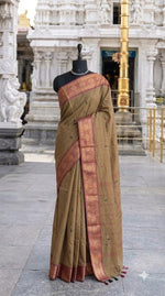 Sand Chettinad cotton saree
