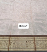 Cream Chettinad cotton saree Blouse