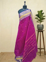 Rani pink pure Chettinad cotton saree