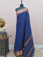 Indigo Blue Chettinad Cotton Saree
