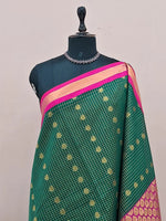 Green Chettinad Silk Cotton Saree 1