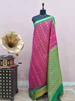 Pink Chettinad Silk Cotton Saree 