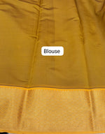 Bottle Green Chettinad Silk Cotton Saree Blouse