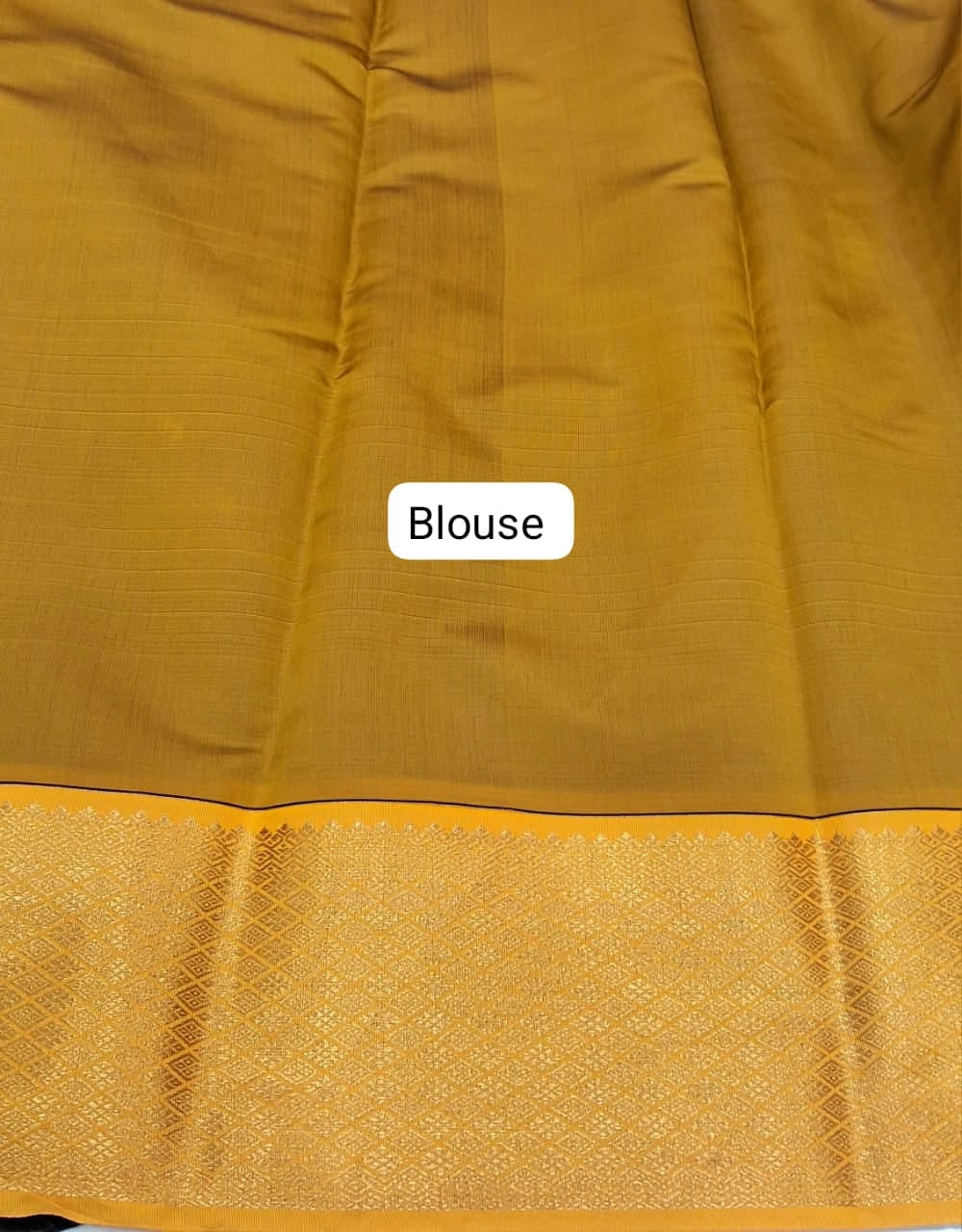 Royal Blue Chettinad Silk Cotton Saree Blouse