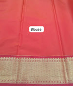 Cream Chettinad Silk Cotton Saree Blouse
