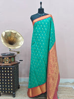 Rama Green Chettinad Silk Cotton Saree