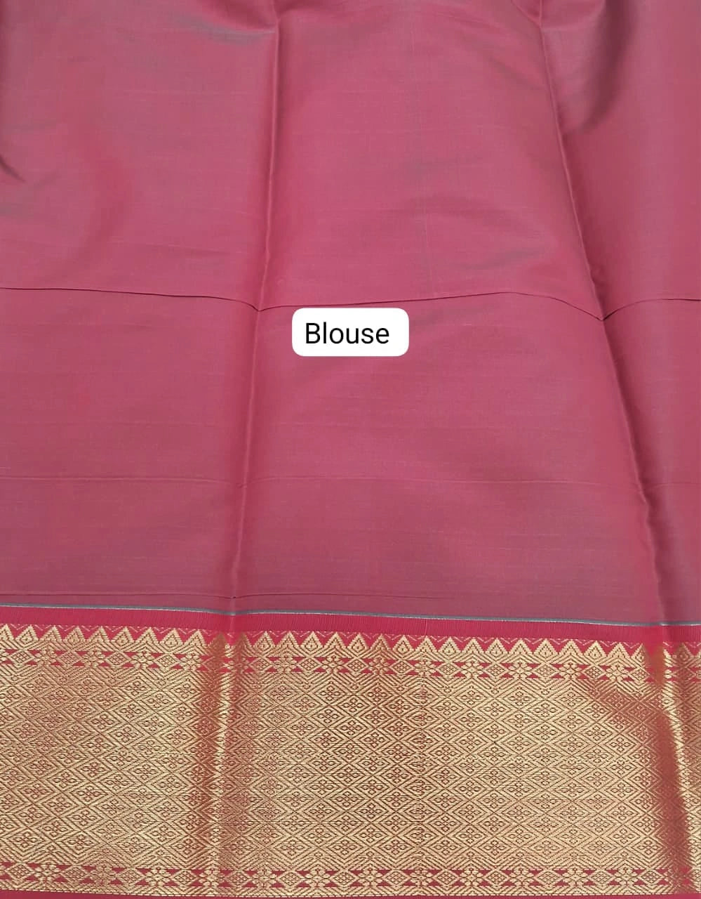 Rama Green Chettinad Silk Cotton Saree Blouse