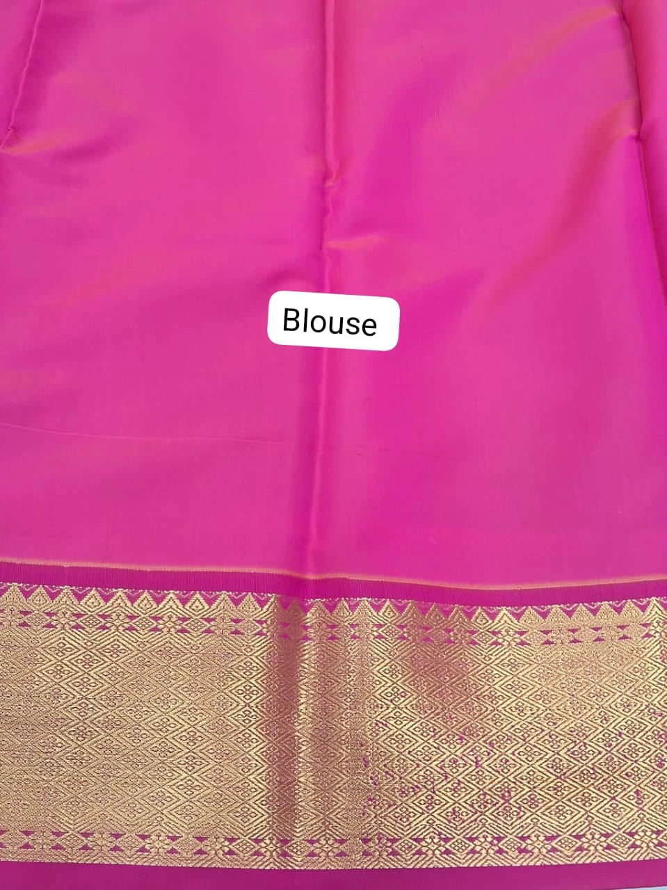 Parrot Green Chettinad Silk Cotton Saree Blouse