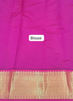 Dark Bottle Green Chettinad Silk Cotton Saree Blouse