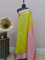 Citron Green Chettinad Silk Cotton Saree 