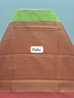 Parrot Green Chettinad Silk Cotton Saree Pallu