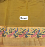 Royal Blue Chettinad Silk Cotton Saree  Blouse