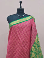 Pink Chettinad Silk Cotton Saree 1