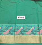Pink Chettinad Silk Cotton Saree Blouse