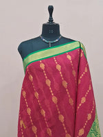 Pink Chettinad Silk Cotton Saree 1