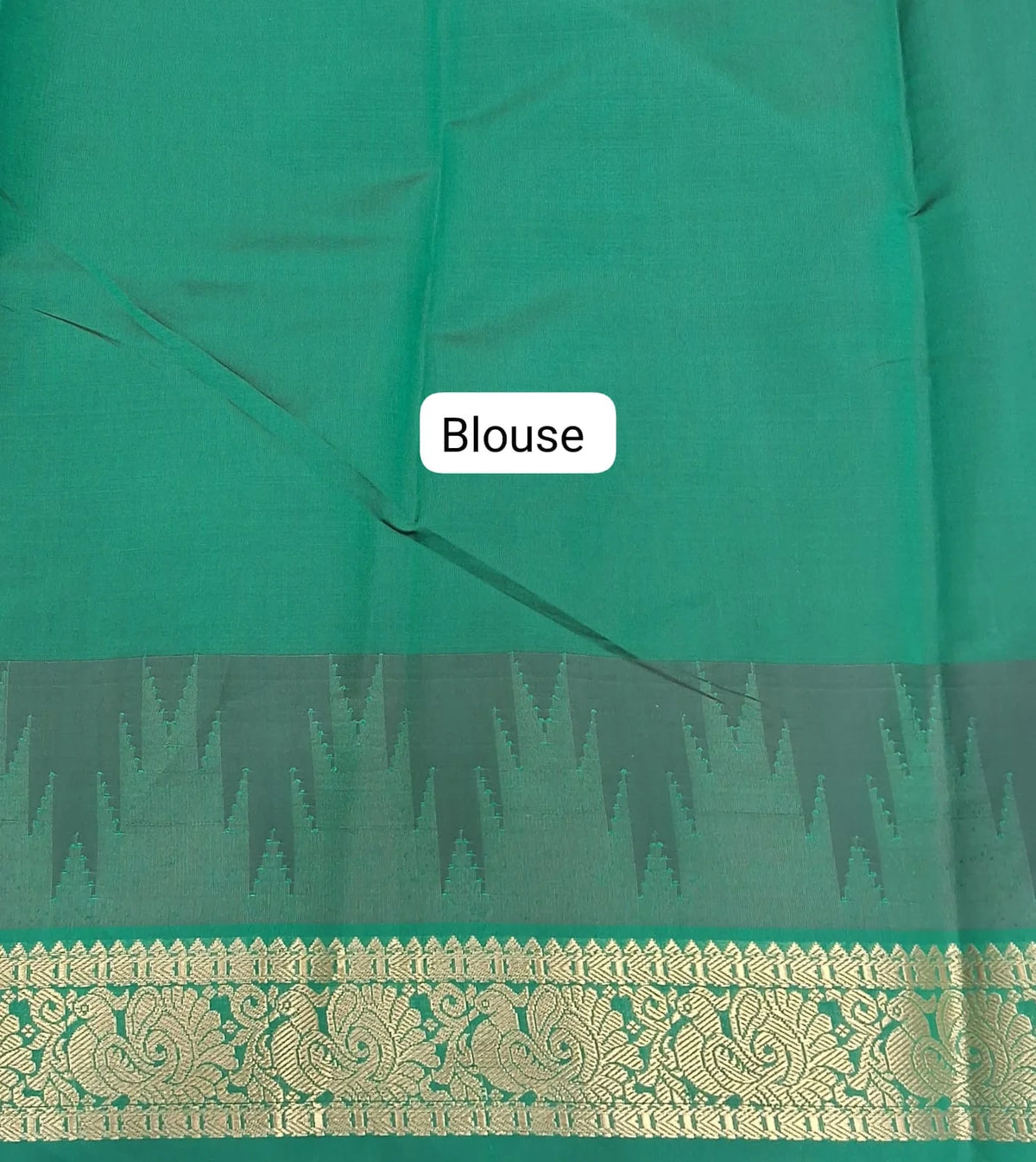 Pink Chettinad Silk Cotton Saree Blouse