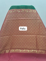 Green Chettinad Silk Cotton Saree Pallu
