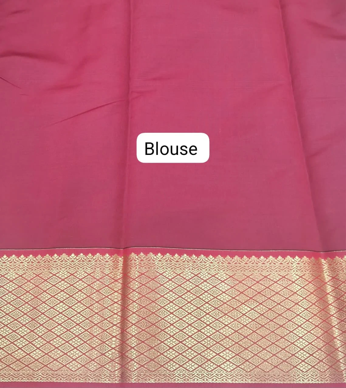 Green Chettinad Silk Cotton Saree Blouse