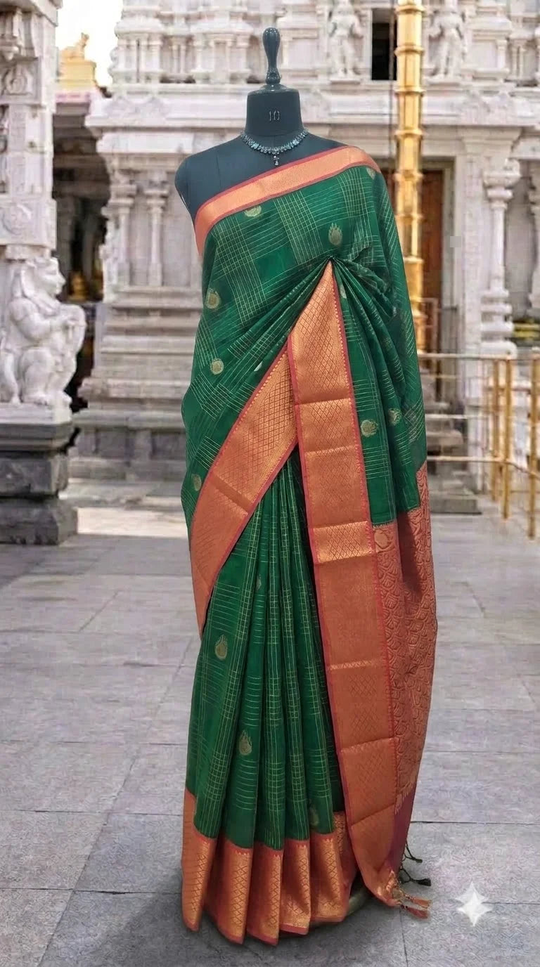 Green Chettinad Silk Cotton Saree