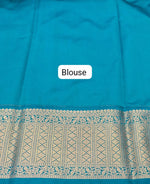 Green Chettinad Silk Cotton Saree Blouse