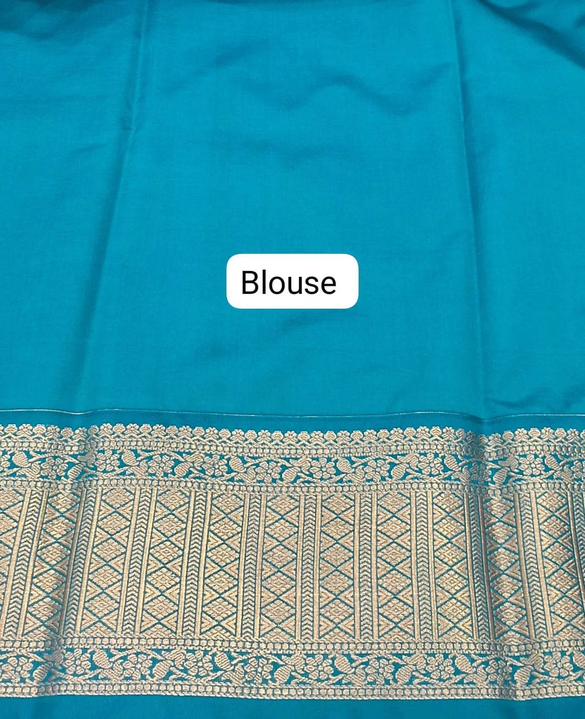 Green Chettinad Silk Cotton Saree Blouse