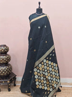 Black Chandheri Saree 