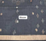 Black Chandheri Saree Blouse