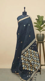 Black Chandheri Saree 