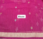 Rani Pink Chandheri Saree blouse
