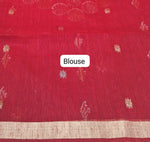 Red Chandheri Saree Blouse