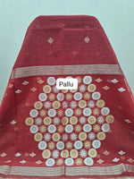 Red Chandheri Saree pallu