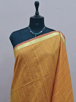 Mango Yellow Chandheri Saree 1